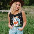 Snownicorn Cute Unicorn Snowman Christmas Girl Women Tank Top Gifts for Her