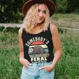 Somebodys Feral Wifey Wife Retro Feral Cat Animal For Wife Women Tank Top Gifts for Her