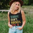Sorry Can't Hockey Bye Vintage Hockey Sayings Women Tank Top Gifts for Her