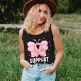 Support Squad Breast Cancer Awareness Butterfly Ribbon Women Tank Top Gifts for Her