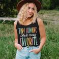 Tiny Humans Are My Favorite Teaching Preschool Teacher Women Tank Top Gifts for Her