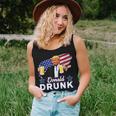 Trump 4Th Of July Drinking Presidents Donald Drunk Women Tank Top Gifts for Her