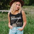 Never Underestimate An Old Man With A Banjo Music Instrument Women Tank Top Gifts for Her