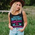 Never Underestimate A Woman With A Chemistry Degree Chemist Women Tank Top Gifts for Her