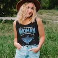 Never Underestimate A Woman Who Loves SharksWomen Tank Top Gifts for Her