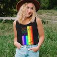 Usa Gay Pride Flag Rainbow Stars & Line Gay Lgbt 4Th Of July Women Tank Top Gifts for Her