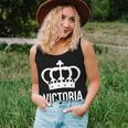 Victoria Name For Women - Queen Princess Crown Women Tank Top Gifts for Her