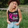 I Wear Pink For My Grandma Breast Cancer Awareness Women Tank Top Gifts for Her