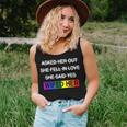 Wifed Her Lgbtq Romantic Lesbian Couples Wedding Day Women Tank Top Gifts for Her