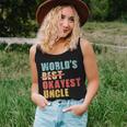 Worlds Best Okayest Uncle Acy014b Women Tank Top Gifts for Her