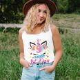 1St Grade Cute Unicorn Girls Happy First Day Of School Women Tank Top Gifts for Her