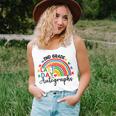 2023 Last Day Autograph School 2Nd Grade Rainbow Graduation Women Tank Top Gifts for Her