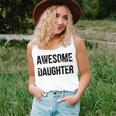 Awesome Like My Daughter Dad 2023 Men Fathers Day Women Tank Top Gifts for Her