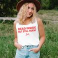 Couples Xmas Husband And Wife Dead Inside But Still Horny Women Tank Top Gifts for Her