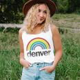 Denver Rainbow 70S 80S Style Retro Gay Pride Men Women Women Tank Top Gifts for Her