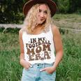 In My Football Mom Era Retro Groovy Football Mom Mama Women Tank Top Gifts for Her