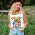 Funny Cousin Crew Grandma Dino Grandpa Saurus Camp T-Rex Women Tank Top Basic Casual Daily Weekend Graphic Gifts for Her