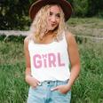 Grandpa Says Girl Gender Team RevealBaby Cute Party Women Tank Top Gifts for Her