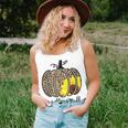 Hello Fall Sunflower Pumpkin Fall Y'all Leopard Autumn Women Tank Top Gifts for Her