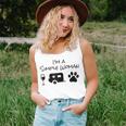 I'm A Simple Woman Wine Camping Dog Paw Cute Women Tank Top Gifts for Her