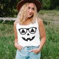 Jack O Lantern Pumpkin Face Sunglasses Halloween Boys Girls Women Tank Top Gifts for Her