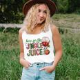 Here For The Jingle Juice Wine Lover Christmas Day Xmas Women Tank Top Gifts for Her