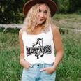 Mustangs Teacher Student School Sports Fan Team Spirit Women Tank Top Gifts for Her