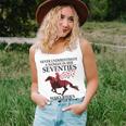 Never Underestimate A Woman In Her Seventies Rides A Horse Women Tank Top Basic Casual Daily Weekend Graphic Gifts for Her