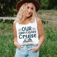 Our Anniversary Cruise Trip Wedding Husband Wife Couple Women Tank Top Basic Casual Daily Weekend Graphic Gifts for Her
