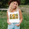 Sunflower Gnome Funny Hippie Gnome Women Men Kid Women Tank Top Basic Casual Daily Weekend Graphic Gifts for Her