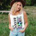 Tie-Dye Leopard Soccer Mom Support Soccer Players Women Tank Top Gifts for Her