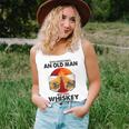 Never Underestimate An Old December Man Who Loves Whiskey Women Tank Top Gifts for Her