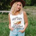 Never Underestimate An Old Lady Who Loves Reading June Women Tank Top Gifts for Her