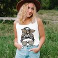 Women Shit Show Crew Member Messy Bun Manager Or Supervisor Women Tank Top Weekend Graphic Gifts for Her