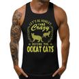 Lets Be Honest I Was Crazy Before Ocicat Cats Men Tank Top Graphic