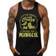 Lets Be Honest I Was Crazy Before Pekingese Men Tank Top Graphic