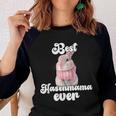 Best Rabbit Mama Ever Retro Winter Rabbit Mum Gift For Women Women Baseball Tee Raglan Graphic Shirt