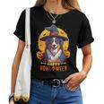 Australian Shepherd Halloween Dog Howl O Ween Pet Women T-shirt