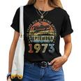 Awesome Since September 1973 Vintage 50Th Birthday Women T-shirt