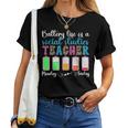Battery Life Social Studies Teacher Social Studies Teaching For Teacher Women T-shirt