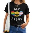 Bee Proud Pride Lgbt Transgender Gay Pride Women T-shirt Crewneck