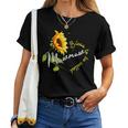 Blessed To Be Called Mawmaw Sunflower Lovers Grandma Women T-shirt