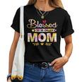 Blessed To Be Called Mom Floral Grandma Christmas Women T-shirt