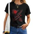 Bloody Wound Scary Halloween Men Women Horror Scary Halloween Women T-shirt