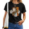 Boo Books Ghost Librarian Halloween Teacher Reading Lover Women T-shirt