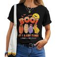 Boo It's Baby Time Labor & Delivery Nurse Halloween Women T-shirt