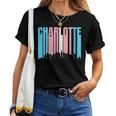 Charlotte North Carolina Lgbtq Trans Pride Flag Transgender Women T-shirt Crewneck