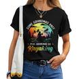 Classic Somes Grandmas Knit Real Grandmas Go Kayaking Women T-shirt