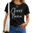 Cute Matching Family Cheerleader Grandma Cheer Nana Women T-shirt