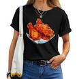 Fried Chicken Chicken Wings Fast Food Lover Women T-shirt